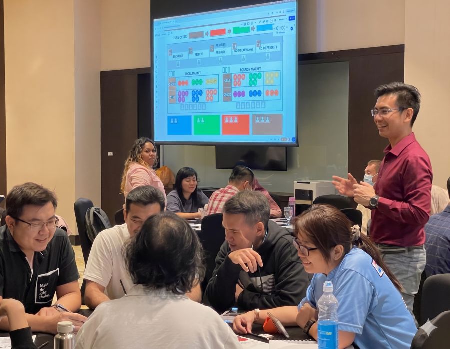 Gamified learning experience in action