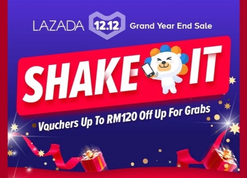 Example of Lazada’s Shake-It Campaign.